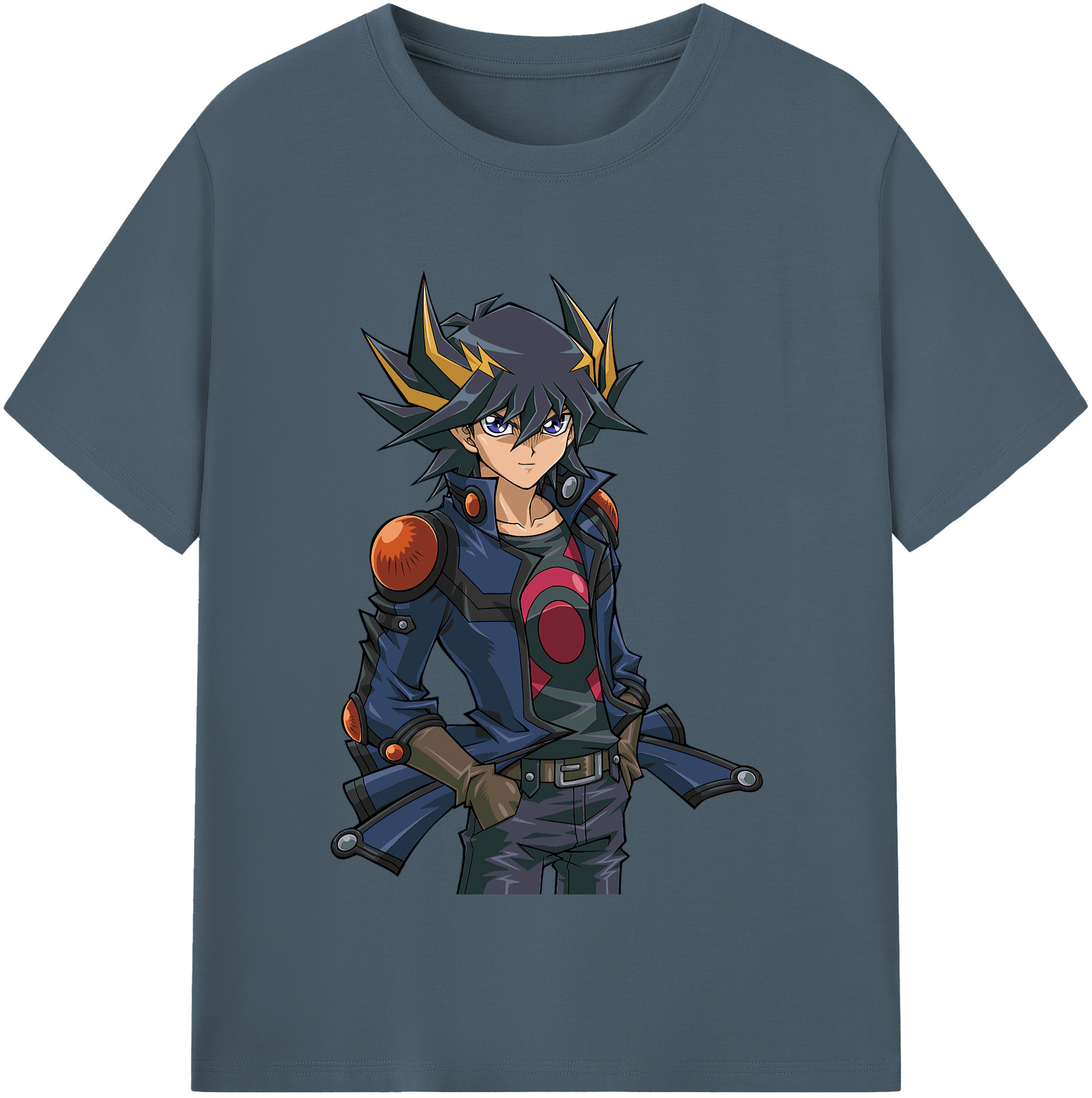 （画像用） 遊☆戯☆王 Yu-Gi-Oh! 綿100％半袖Tシャツ（フロントプリント）
